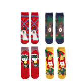 Gift Box Set Women Kids Crew Socks Christmas Cozy Thick Fuzzy Warm Soft Socks